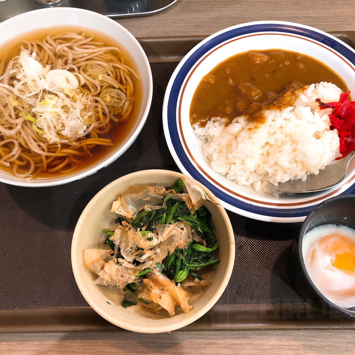 朝カレーセットがすごいボリューム「名代 富士そば」 | 二日酔い飯