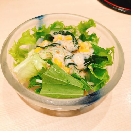 すしざんまい_サラダ