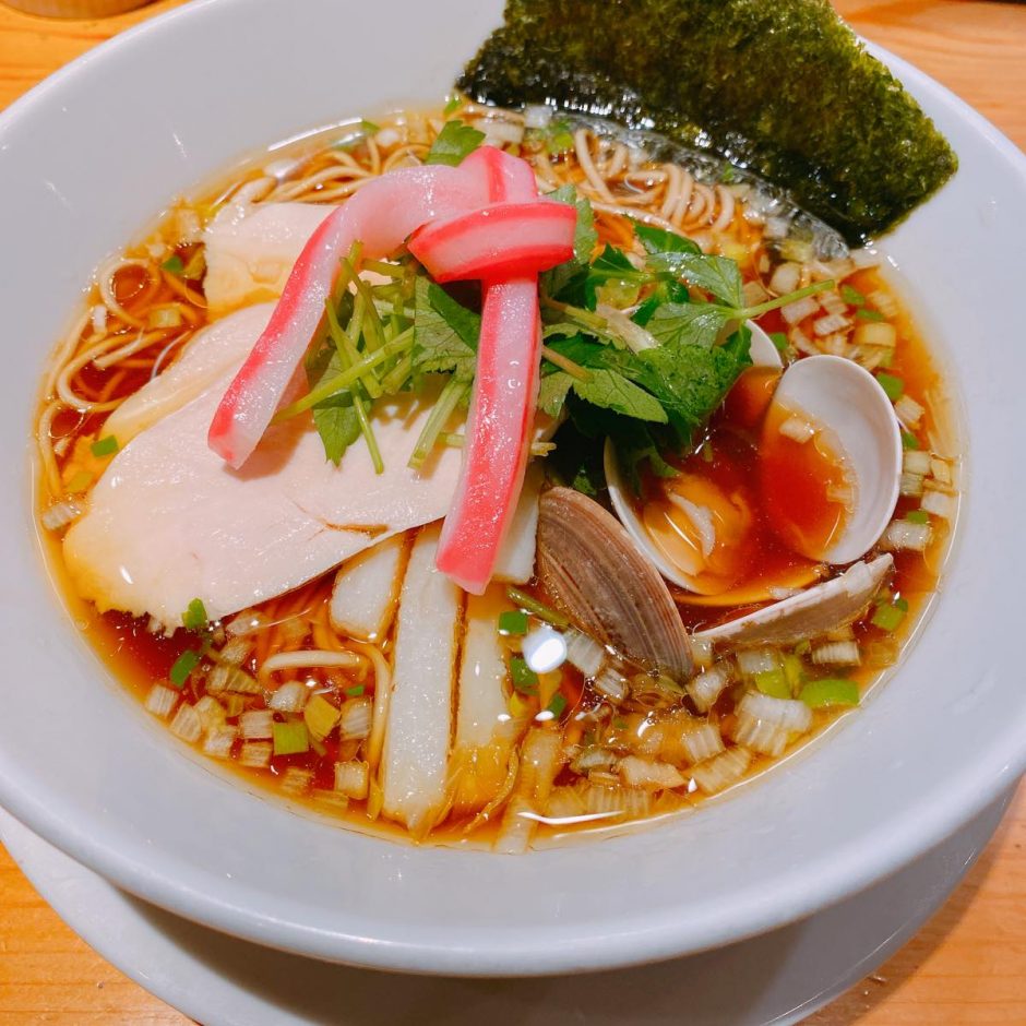 むぎとオリーブ_はまぐり蕎麦