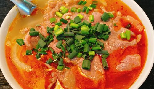 Authentic pho “Pho Dragon” made by the famous wolf