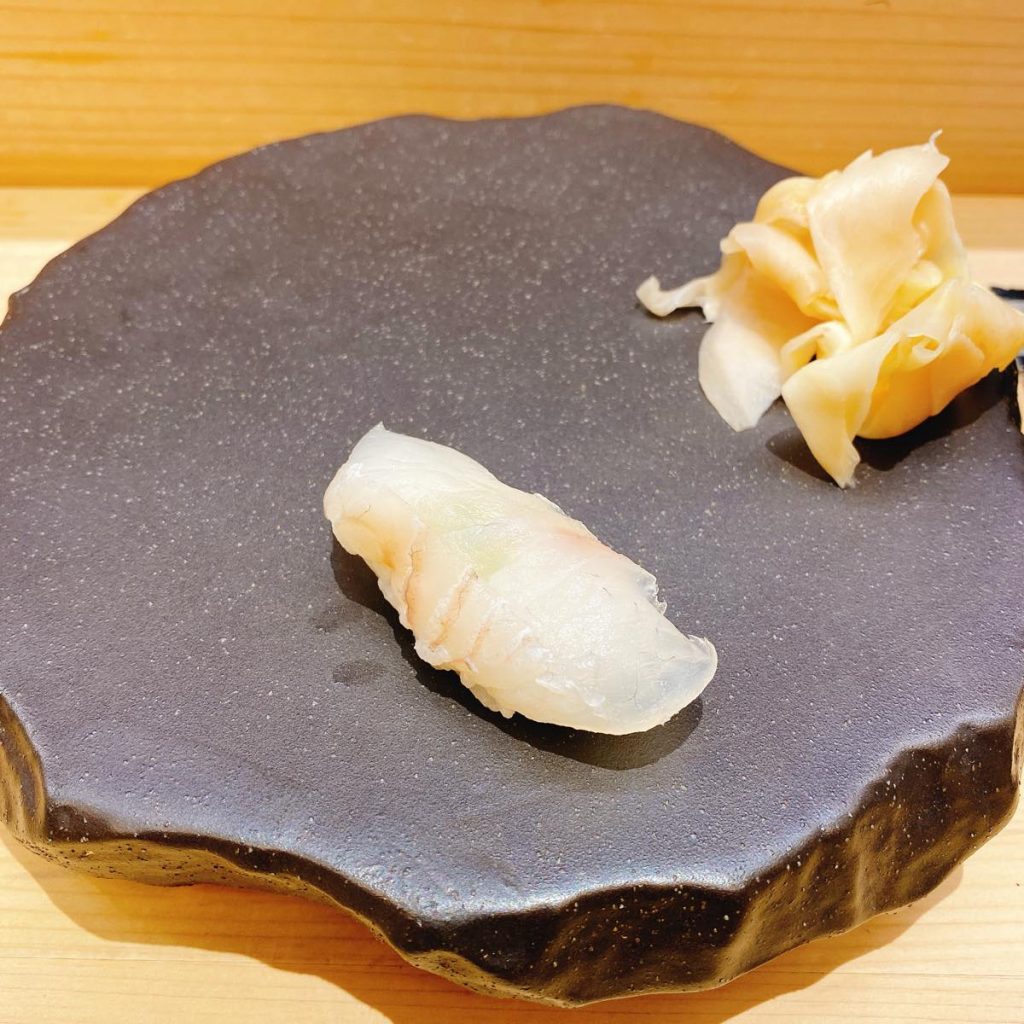 葵_ヒラメ昆布締め