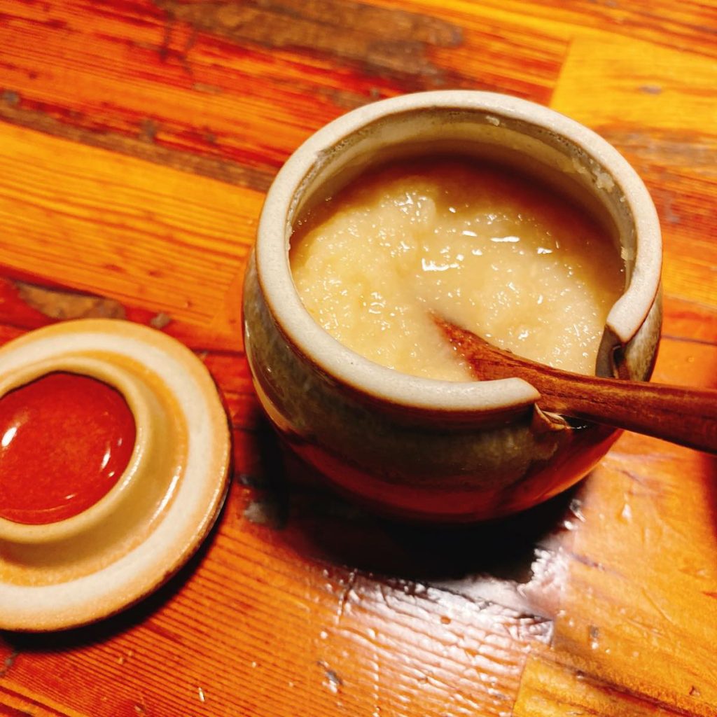 池袋のガッツリ系つけ麺処「瞠」 10 瞠_にんにく