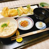 Tempura set lunch at Fugu restaurant, Akasaka Itsumi 2