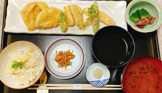 ふぐのお店、赤坂「い津み」でランチ天麩羅定食
