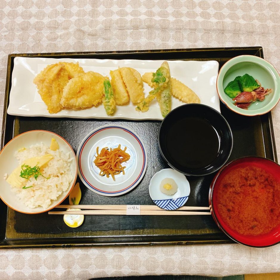 い津み_天麩羅定食