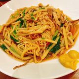 Yaki-soba with pork sauce at Eirin, the original "Sour Tanmen" in Akasaka 2