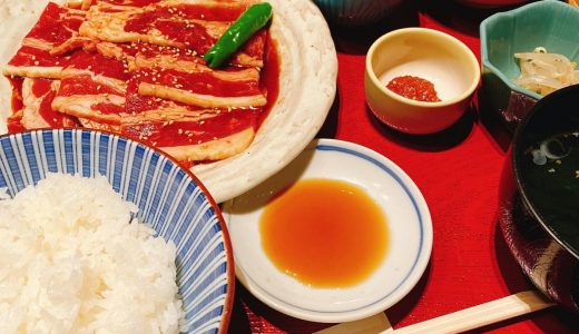 ヒルズ内の焼き肉「まんぷく」でお値打ちカルビ焼肉定食