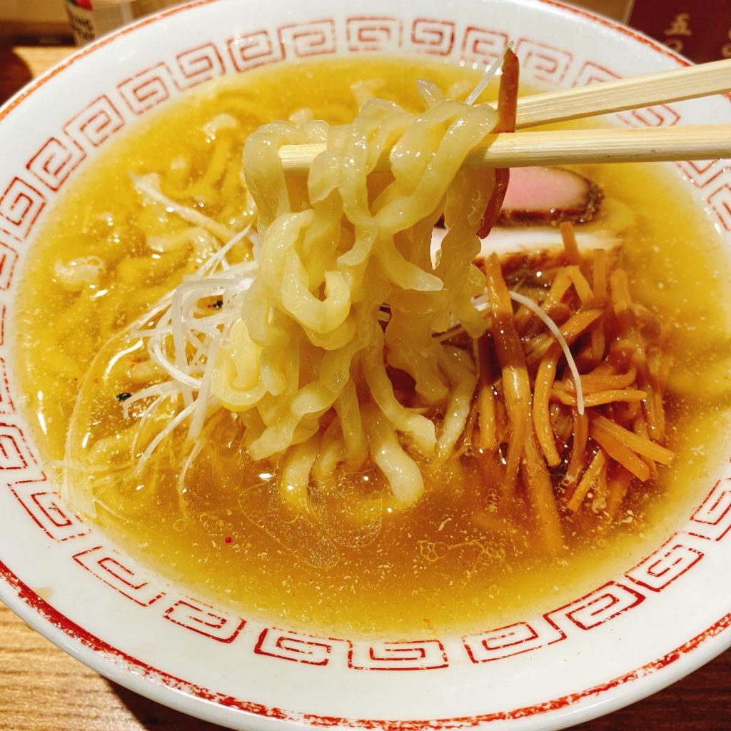 神保町の手揉み麺「きたかた食堂 」の塩煮干しそば 11 きたかた食堂_塩煮干しそば