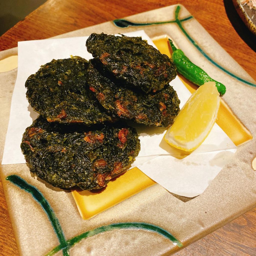 わらやき屋_青さ天ぷら