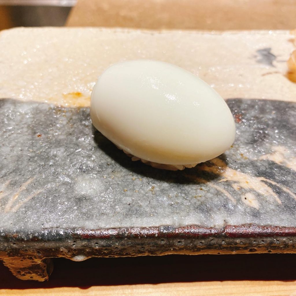 六本木ヒルズの高級鮨店「鮨みつ川」の平日限定ランチ 14 鮨みつ川_たまご