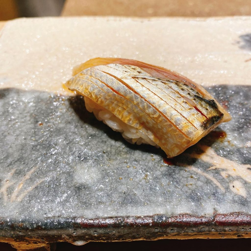六本木ヒルズの高級鮨店「鮨みつ川」の平日限定ランチ 11 鮨みつ川_こはだ
