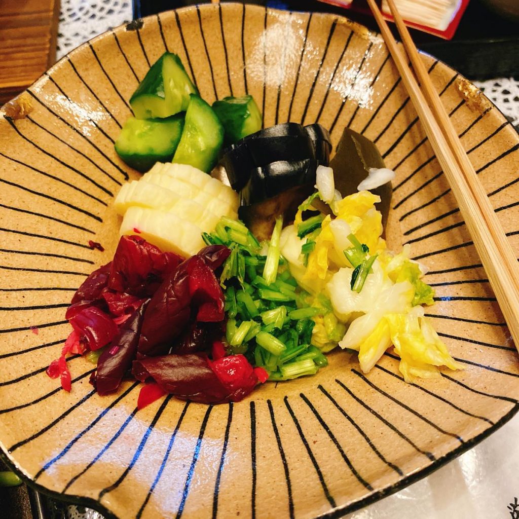 やげんぼり_お新香