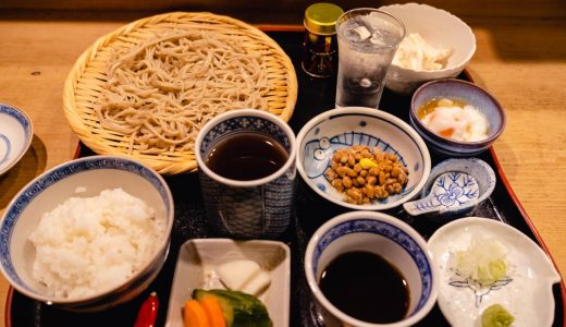 赤坂の割烹「峰村」の新そばランチ
