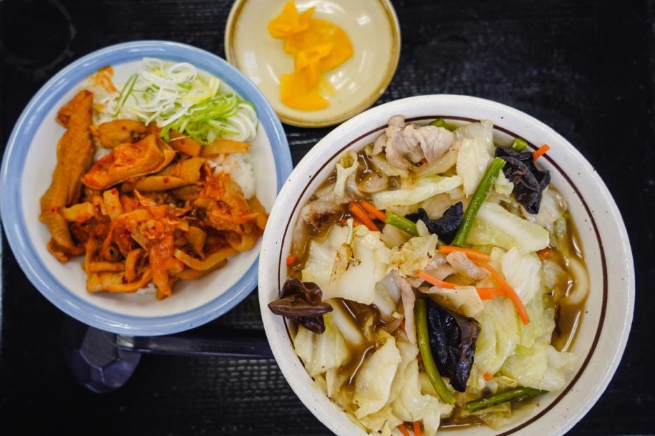 山田うどん食堂_うどんセット