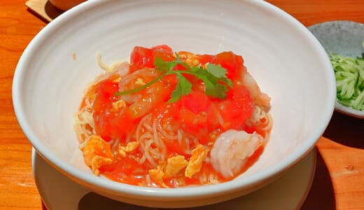 六本木、特級厨師のお店「孫」の冷やし麺