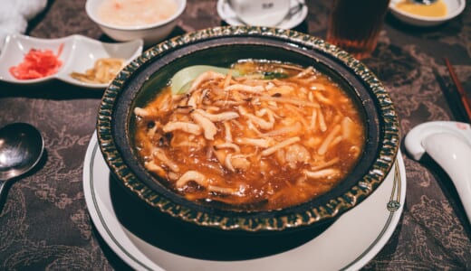 六本木「中国飯店」でふかひれあんかけご飯