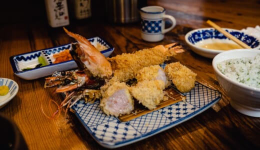 水道橋の人気とんかつ店「かつ吉」は大海老もすごい！