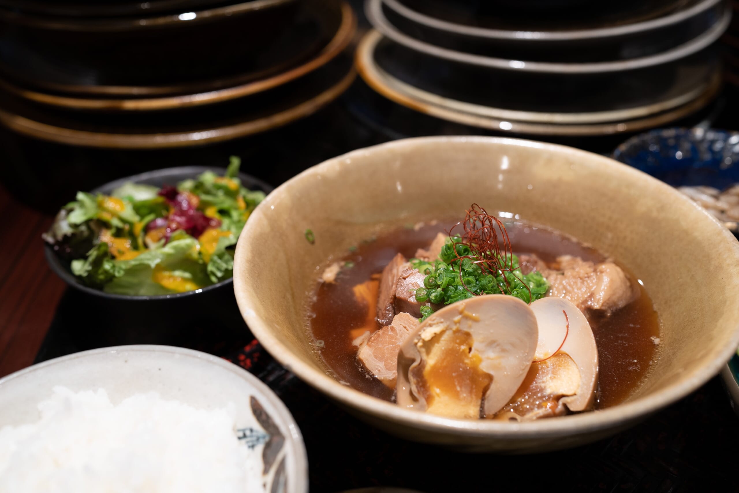 赤坂、「和酒旬菜 縷々」の角煮定食 10