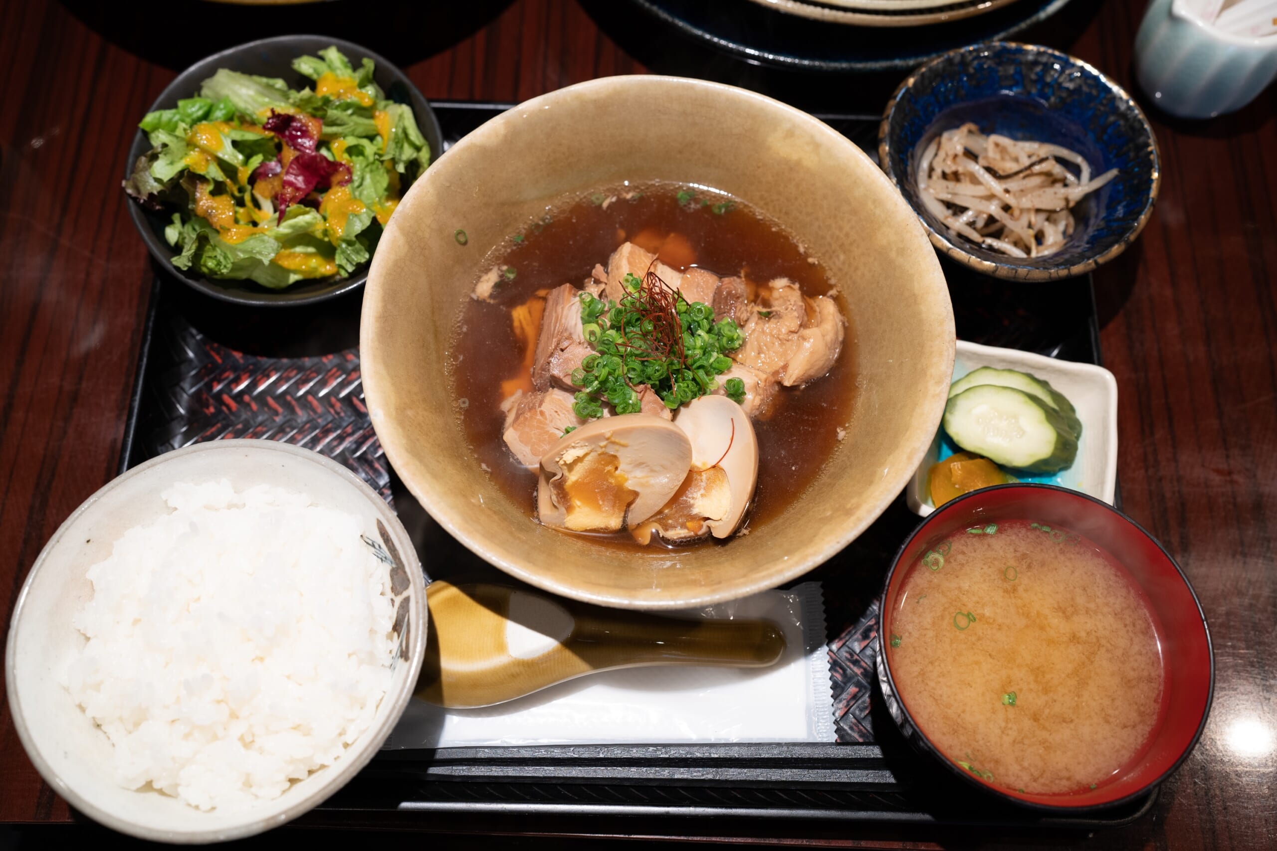 赤坂、「和酒旬菜 縷々」の角煮定食 8