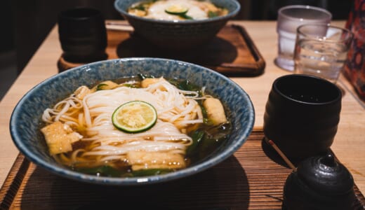 新宿高島屋「京はやしや」のあんかけ刻みきつねうどん