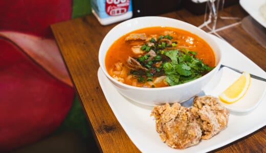 練馬でアジアの屋台飯、安いし激ウマ「Lotus」のフォー！