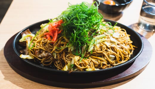 赤坂、「焼きそば 専門天」でソース焼きそば
