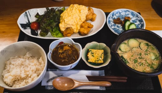 赤坂にある宮崎料理「でんでんでん」でチキン南蛮と冷汁