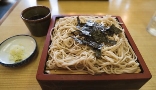 熱海の蕎麦屋「ひょうたん」のせいろ