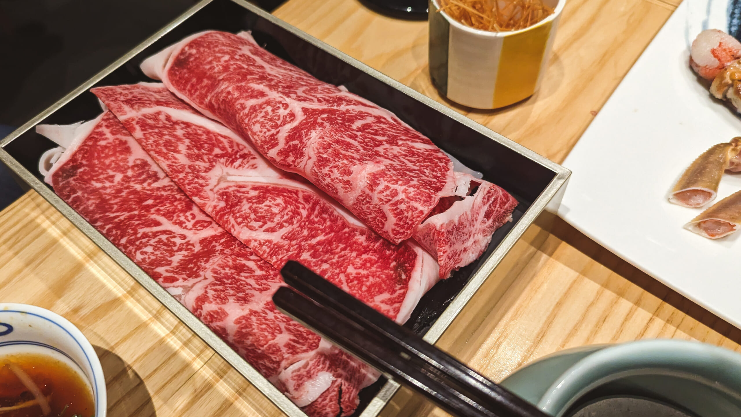 六本木の高級しゃぶしゃぶ「香水亭」で豪華な夕食 14