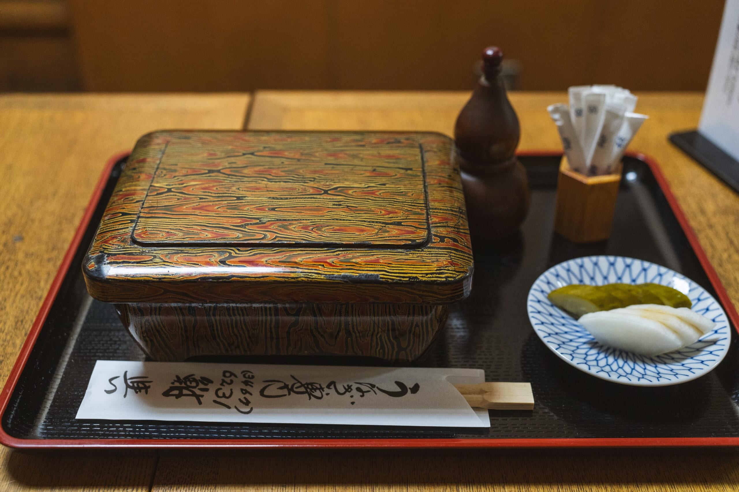 代々木上原の老舗うなぎ店「鮒與」のランチうな重 8