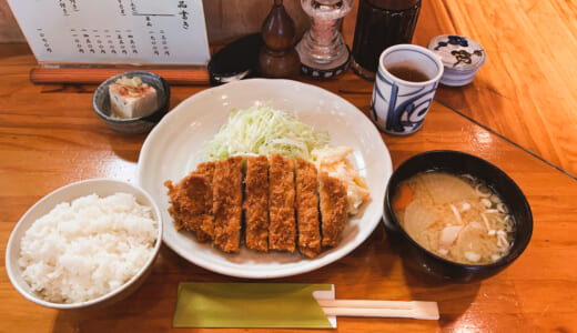 千鳥町「とんかつ 燕楽」で激ウマ激コスパの絶品カツランチを堪能！
