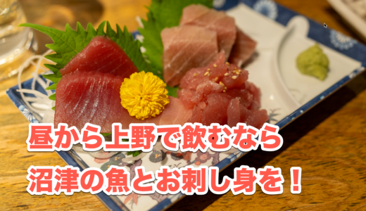 上野朝飲みの定番「沼津港 海将 zero 上野店」で魚介をつまみにハイボール