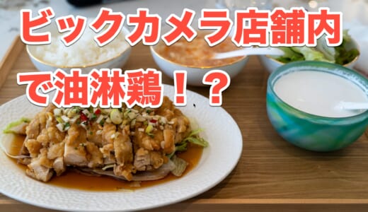 突如現れた赤坂見附ビックカメラ内の香港物語でランチしてみた