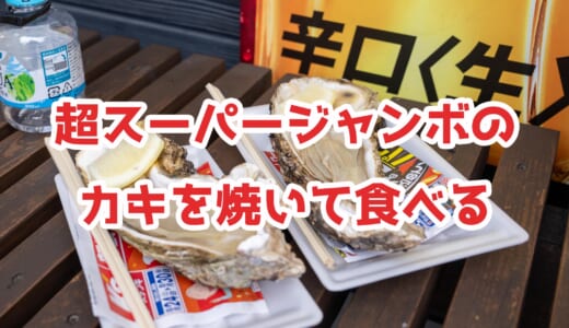 松島食べ歩きグルメ旅！超スーパージャンボ牡蠣がヤバすぎた