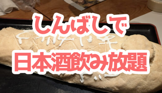 ニュー新橋ビルの「しんばし初藤」で日本酒飲み放題！大満足の宴会コースを体験