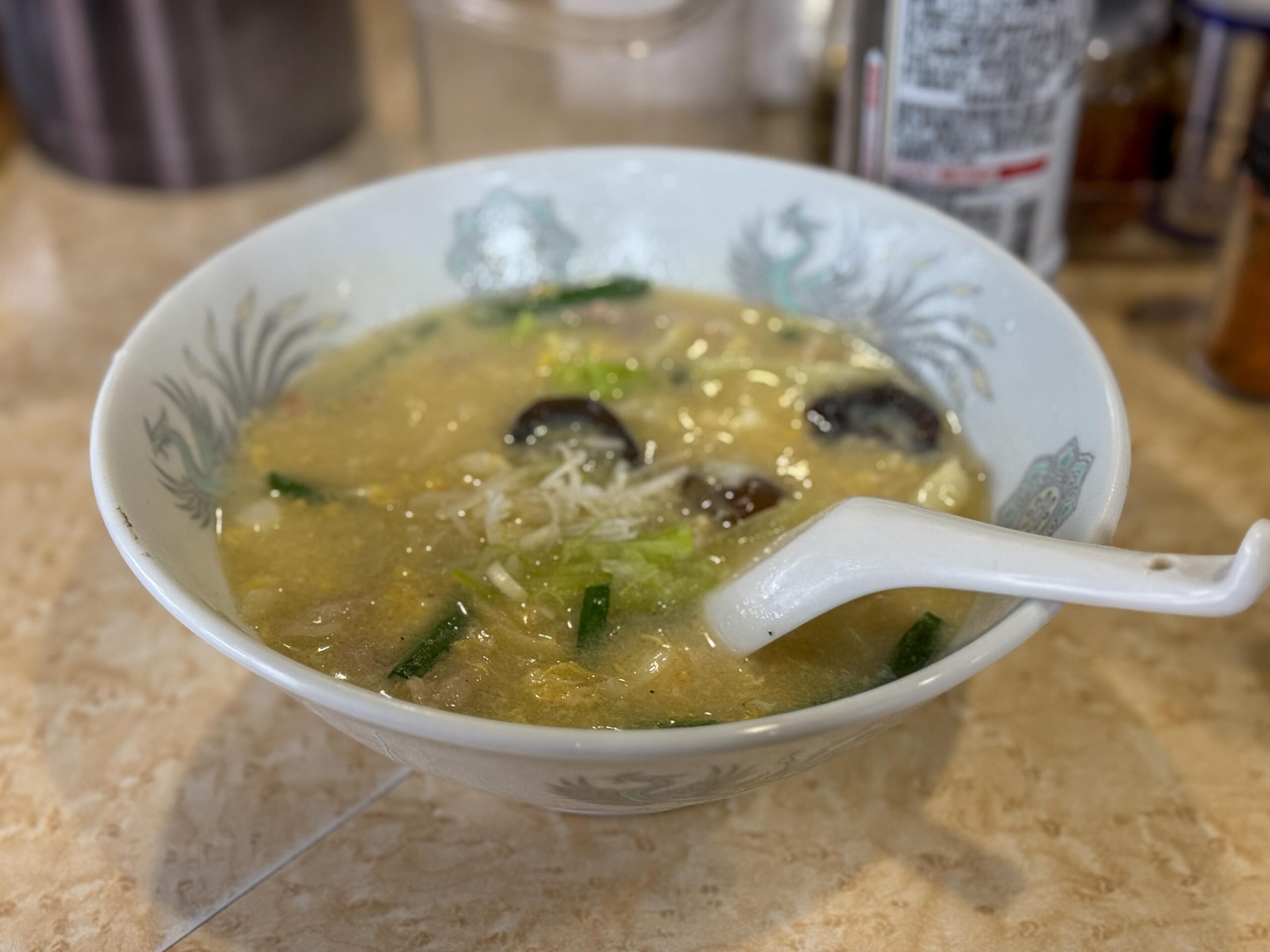 【菜々屋】先代親父の肉野菜炒め&卵スープで満腹!@八丈島 8