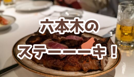 六本木ウルフギャングで極上熟成肉を堪能！個室で贅沢なステーキをお腹いっぱいたべる！