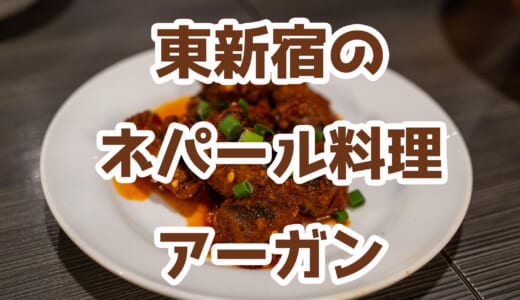 東新宿「アーガン」でネパール旅行気分！絶品スパイス料理に感動