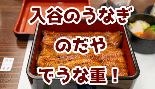 冬は美味しい鰻を食べよう！入谷「のだや」の幻のブランド鰻の共水＆未来を堪能！