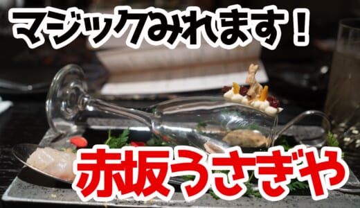 マジックと美食が織りなす、赤坂うさぎやの非日常体験