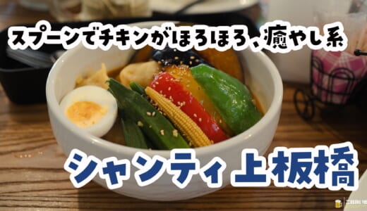 野菜モリモリで罪悪感ゼロ？シャンティの激辛スープカレーたべてみた