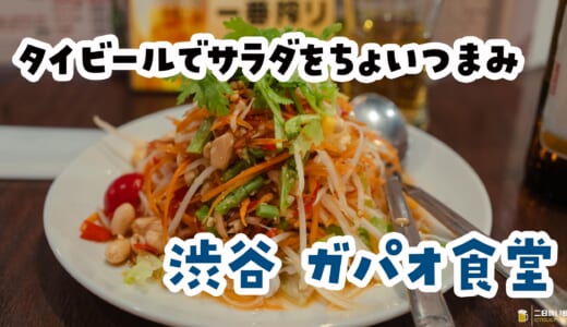 45分余裕ができたら行きたい、一人でガパオ食堂のソムタム酒場