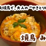 夜景×焼鳥×個室。新宿の“しっとり系みかど”の夜