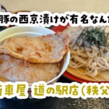 秩父名物・豚みそ丼の脇役かと思ったら…まさかの「板うどん」が主役級に美味しかった【道の駅ちちぶ】