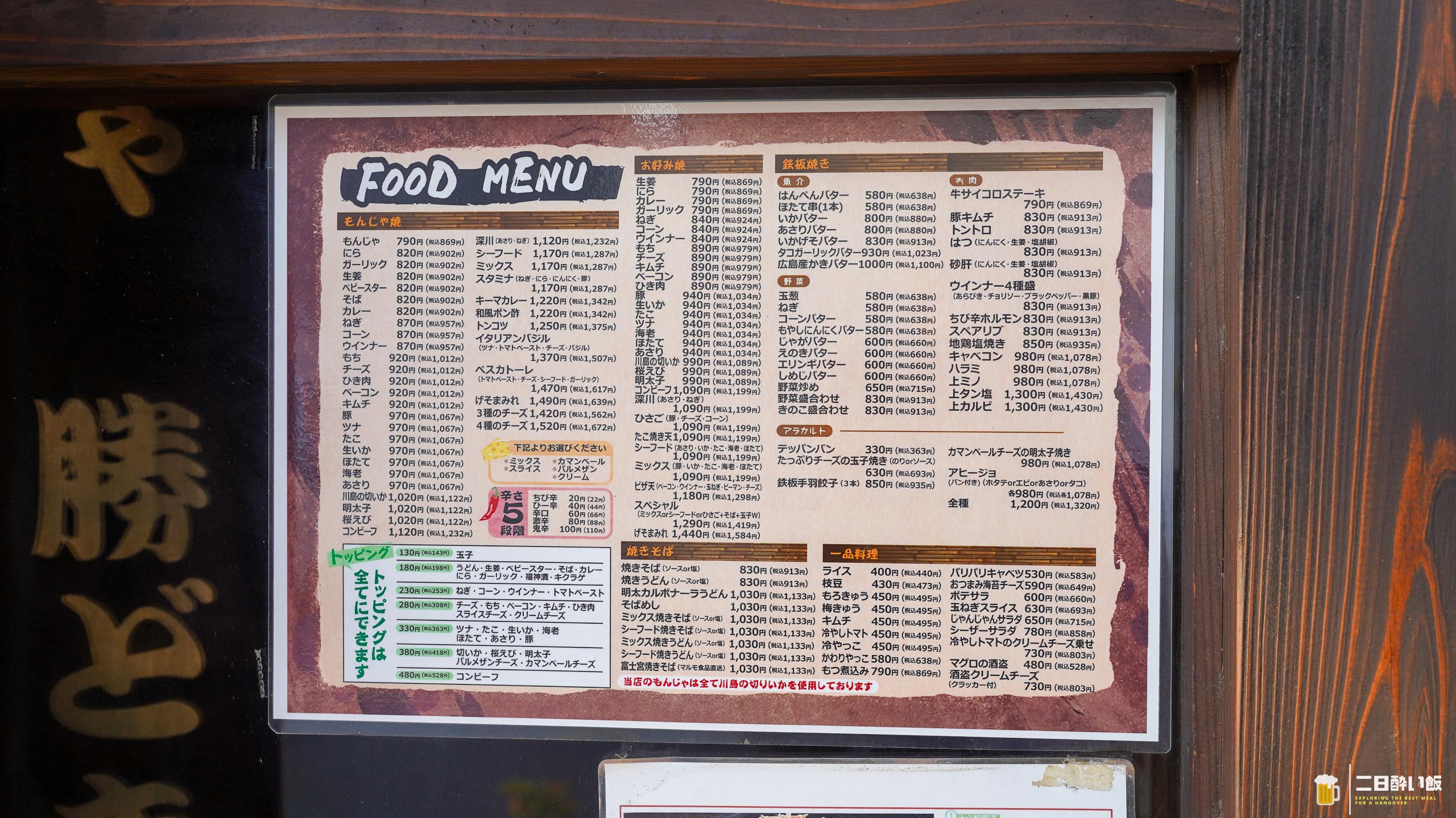上板橋『じゃんじゃん 4号店』、月島の味で自分焼き。鉄板焼きもお好み焼きも全部ある居酒屋 5