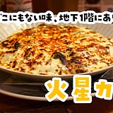 炙ってもらったチーズが堪らない！池袋「火星カレー」の草カレー焼きチーズ