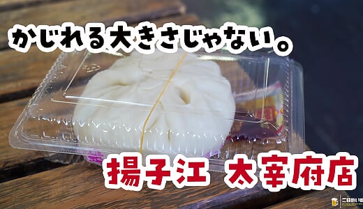 参道の食べ歩きグルメかと思ったら、食べ歩けないｗ 太宰府『揚子江』の豚まん