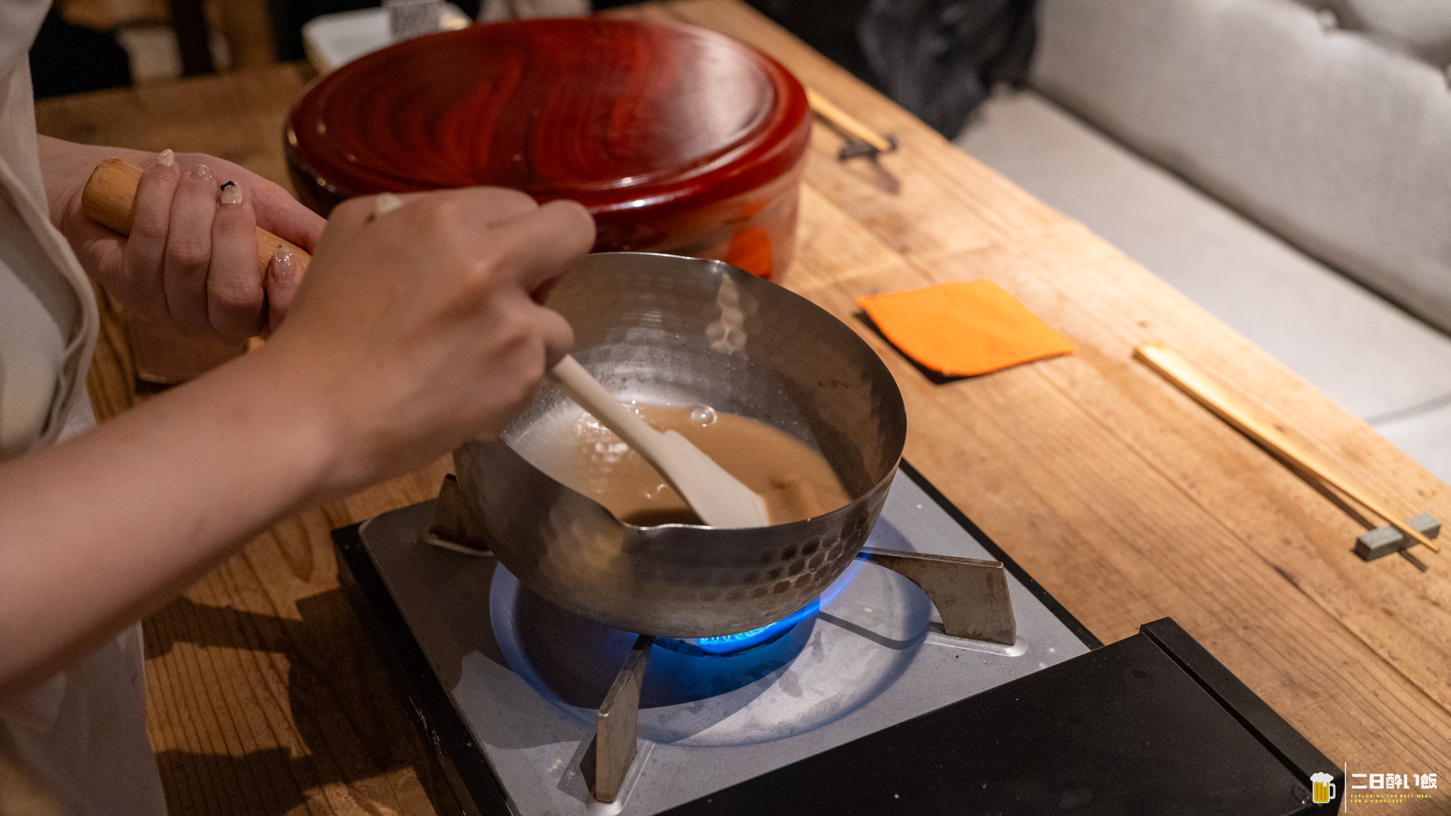 Freshly Kneaded Warabi Mochi