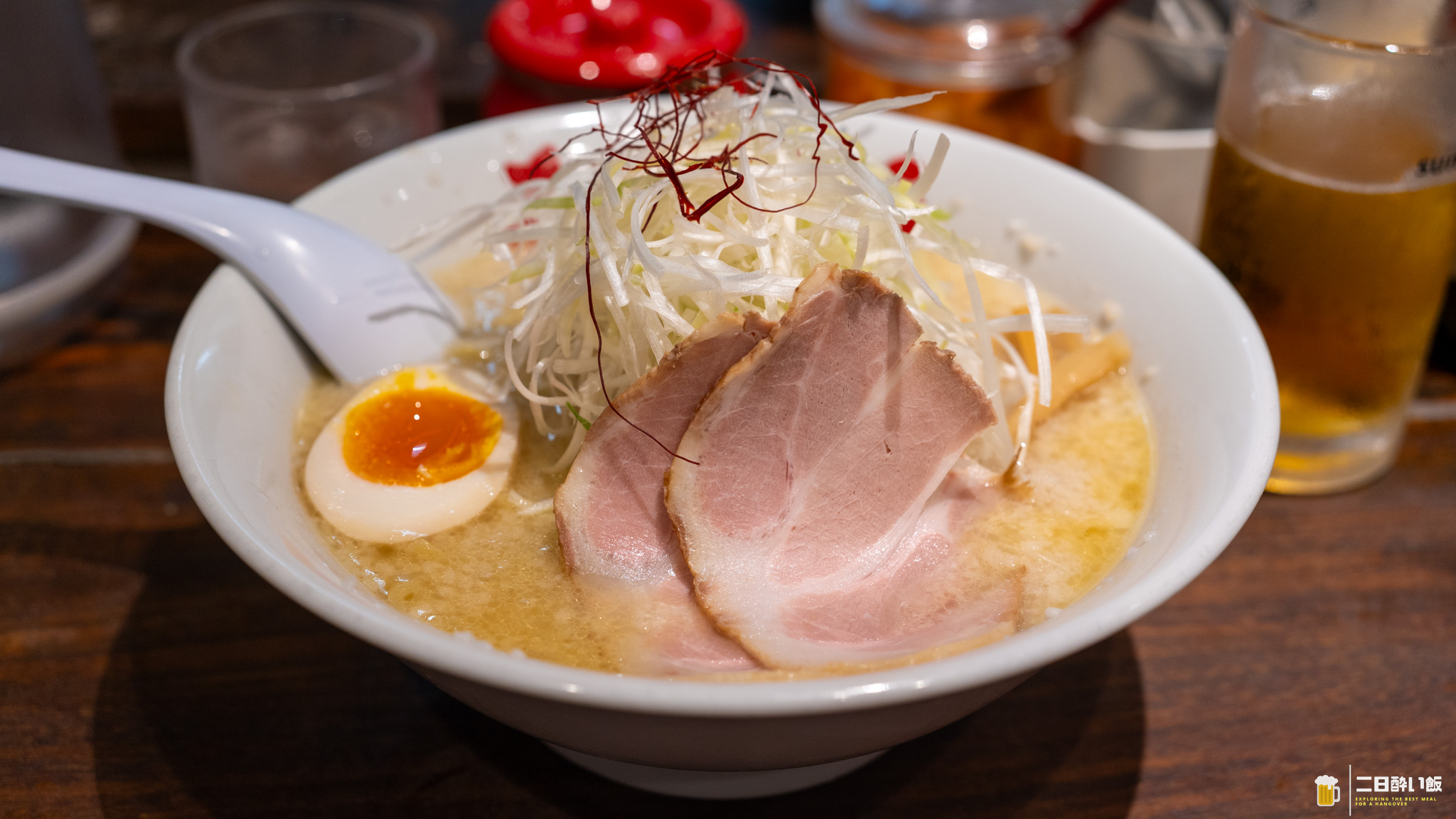 ずっとホープ軒と兄弟だと思ってました、野方『野方ホープ 野方本店』の塩とんこつ 8