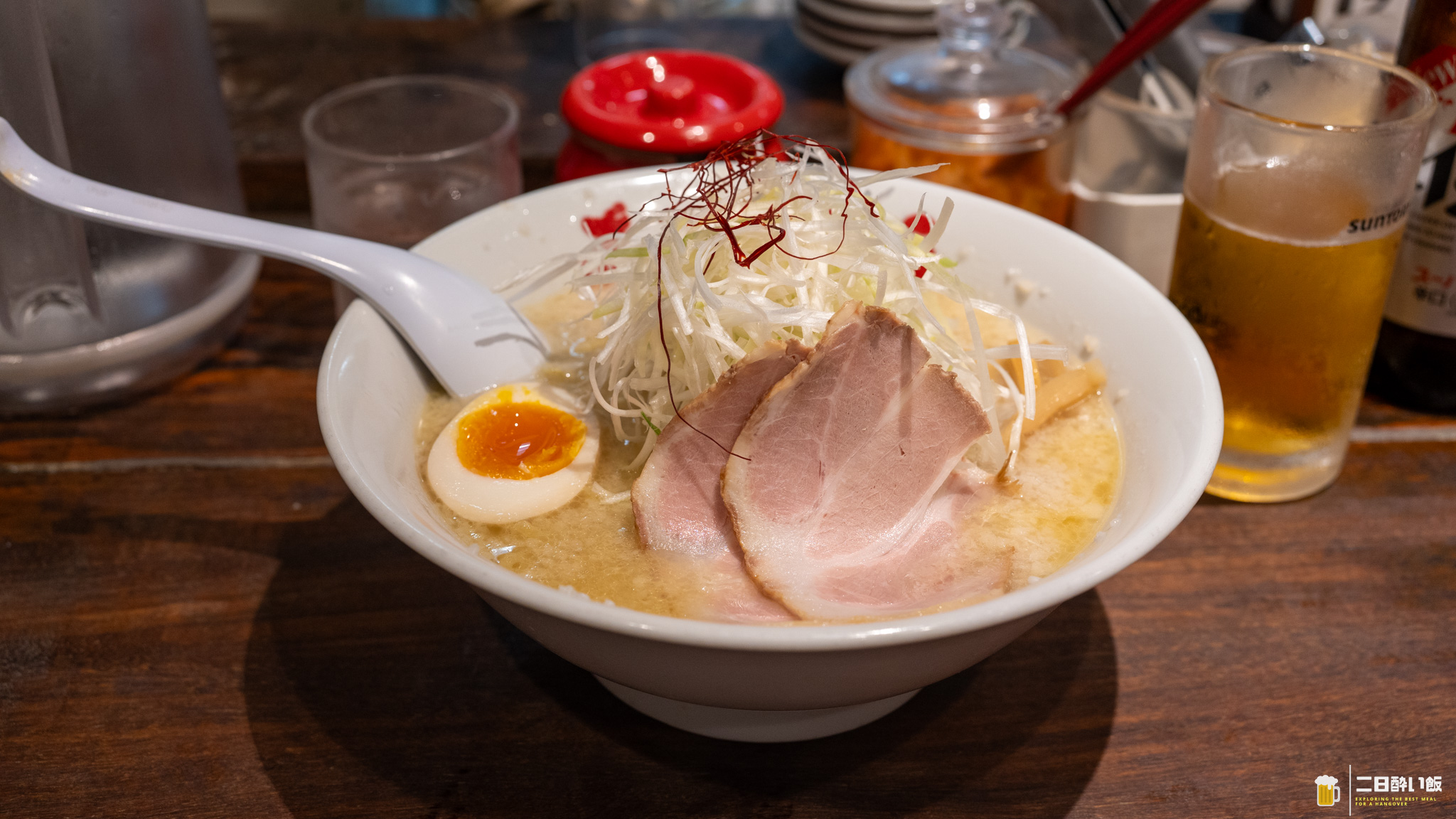 ずっとホープ軒と兄弟だと思ってました、野方『野方ホープ 野方本店』の塩とんこつ 9